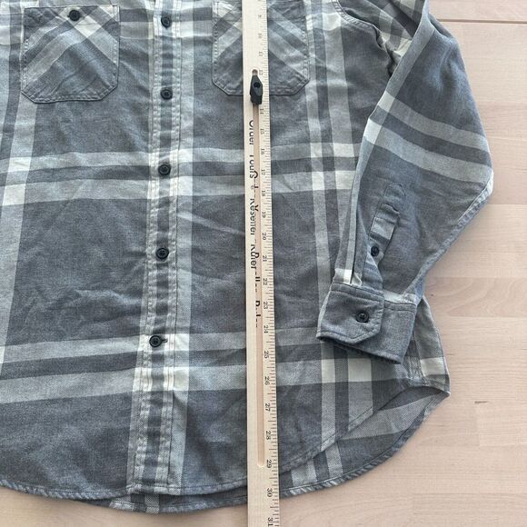 Banana Republic Shirt Mens Medium Flannel Slim Fit Plaid 100% Cotton - Picture 9 of 9